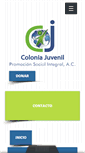 Mobile Screenshot of coloniajuvenil.org